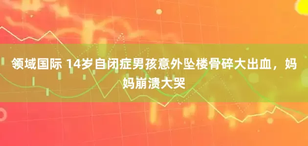 领域国际 14岁自闭症男孩意外坠楼骨碎大出血，妈妈崩溃大哭